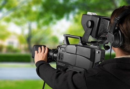 Video broadcasting.の写真素材