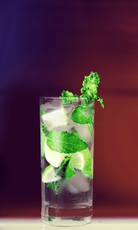 Mojito glass.の写真素材