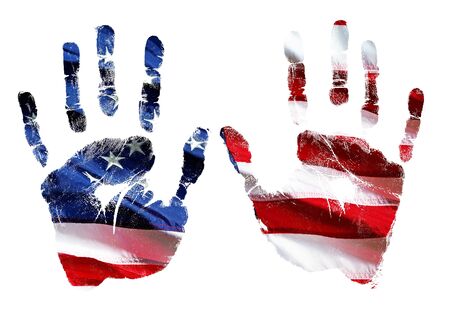 Handprint.の写真素材