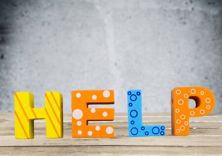 Help.の写真素材