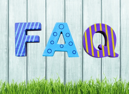 Faq.の写真素材