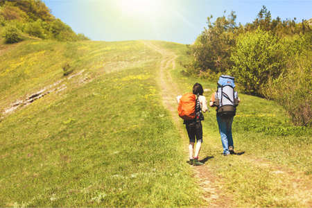 Hiking.