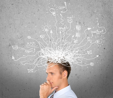 Thinking.の写真素材