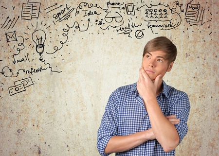 Thinking.の写真素材