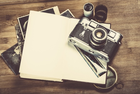 Retro camera designの写真素材