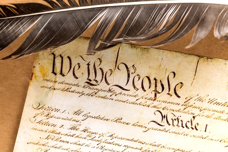US Constitution.の写真素材