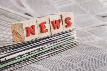 News.の写真素材