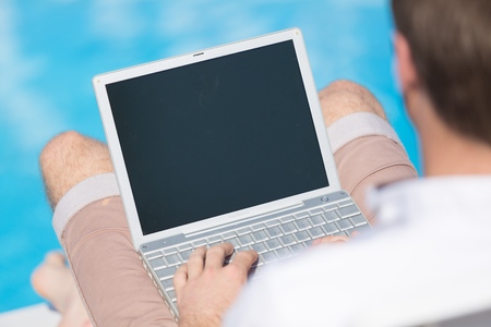 Laptop.の写真素材