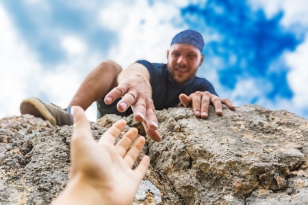 Rock Climbing.の写真素材