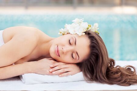 Sunbathing.の写真素材