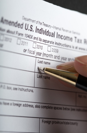 Tax Form.の写真素材