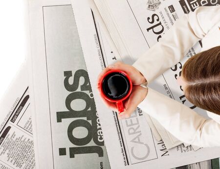 Job Search.の写真素材