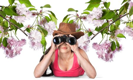 Searching.の写真素材