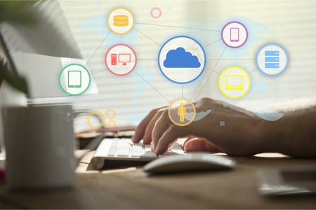 Laptop.の写真素材