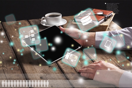 Tablet.の写真素材