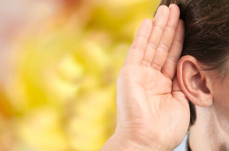 Listen.の写真素材