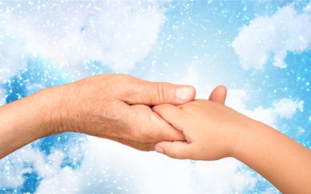 Holding.の写真素材