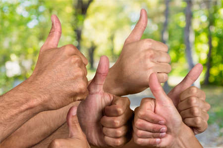 Thumbs Up.の写真素材