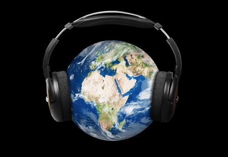 Headphones.の写真素材