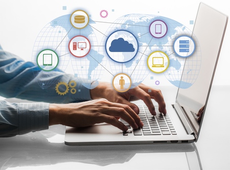 Laptop.の写真素材