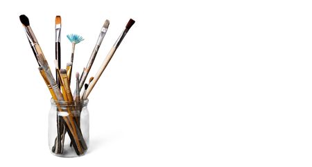 Paintbrushes.