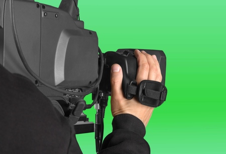 Television camera.