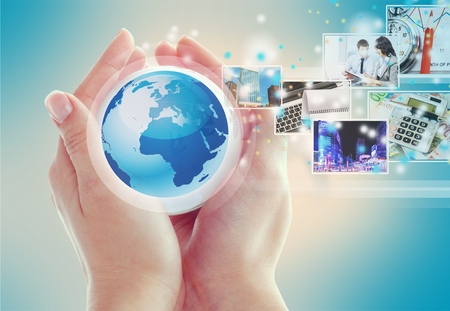 Networking.の写真素材