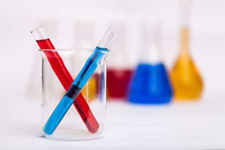 Chemistry laboratory equipment.