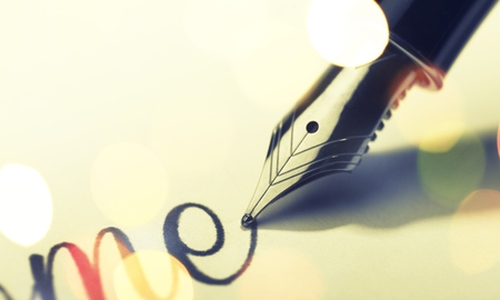 Shorthand.の写真素材