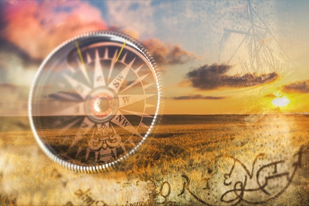 Compass.の写真素材