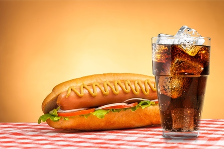 Hot dog.の写真素材