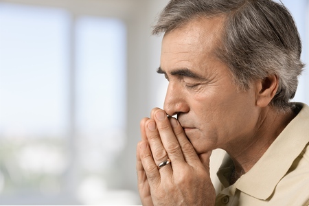 Praying.の写真素材