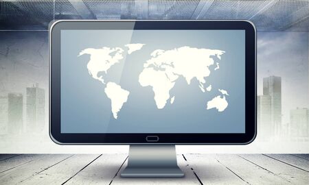 World map.