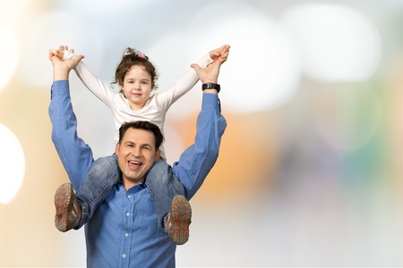 Father and child.の写真素材