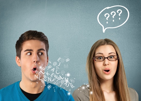 The couples dispute.の写真素材