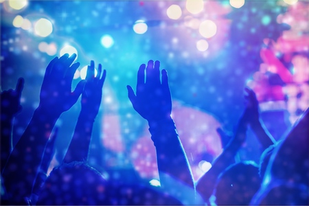 Popular music concert.の写真素材