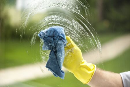 Window cleaning.の写真素材