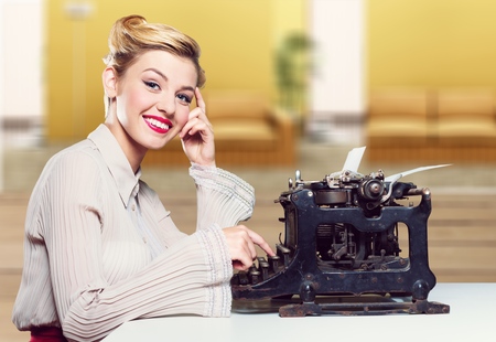 Retro secretary.