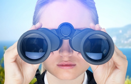 Binoculars.の写真素材