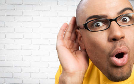 Listening.の写真素材