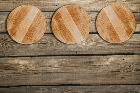Wooden plate.の写真素材