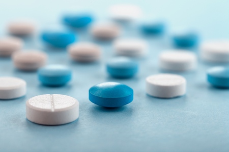 Pills on the table.の写真素材
