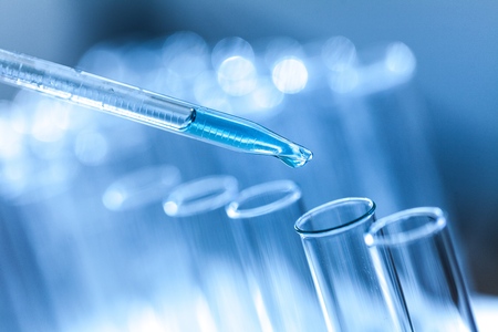 Pipette and test tubes.