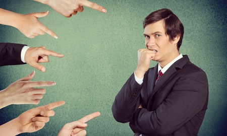 Judged by different hands.の写真素材