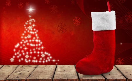 Christmas stocking.