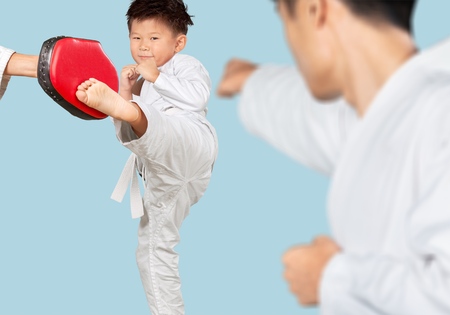 She is on targetの写真素材