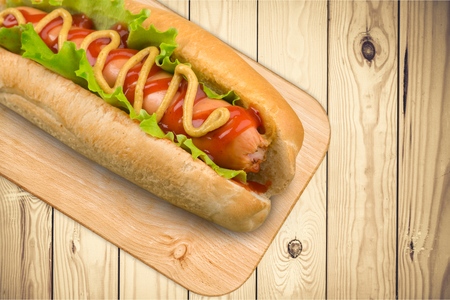 Hot dog.の写真素材