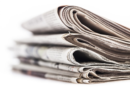 Pile of newspapers