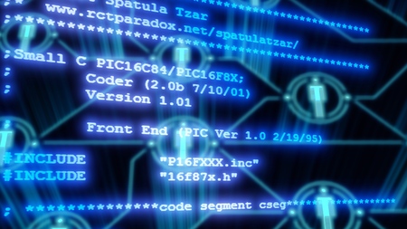 Computer programming often shortened to programming is a process for original formulation of computing problem to executable computer programs such as analysis, developing, algorithms and verificationの写真素材