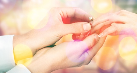 Wedding ringsの写真素材